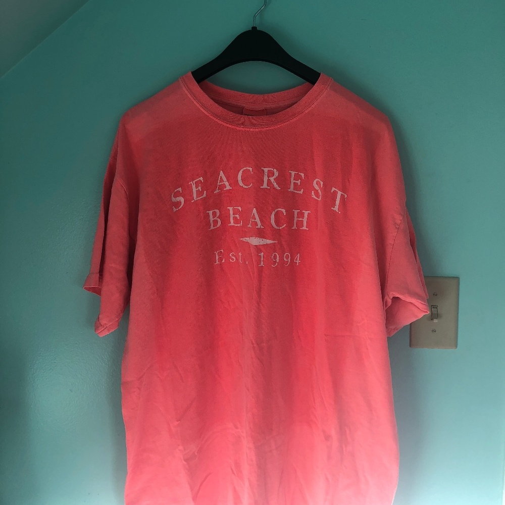 Coral Comfort Colors Seacrest Beach Shirt - Unisex